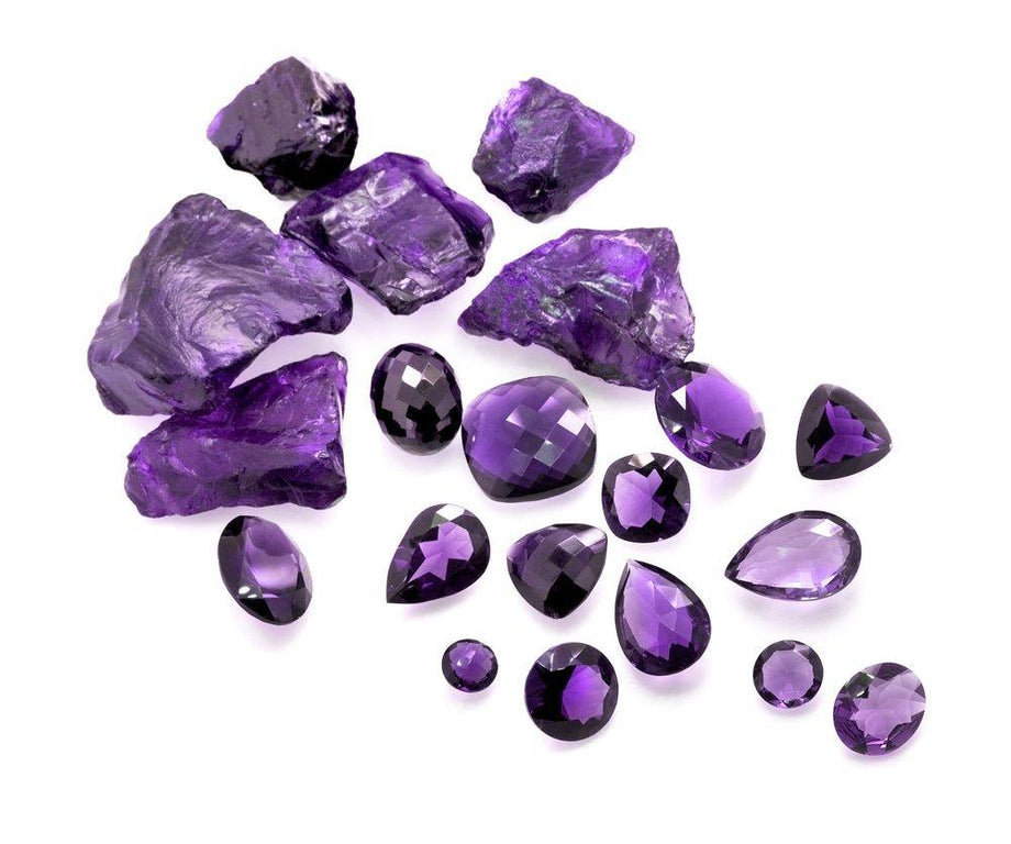 what stones are purple