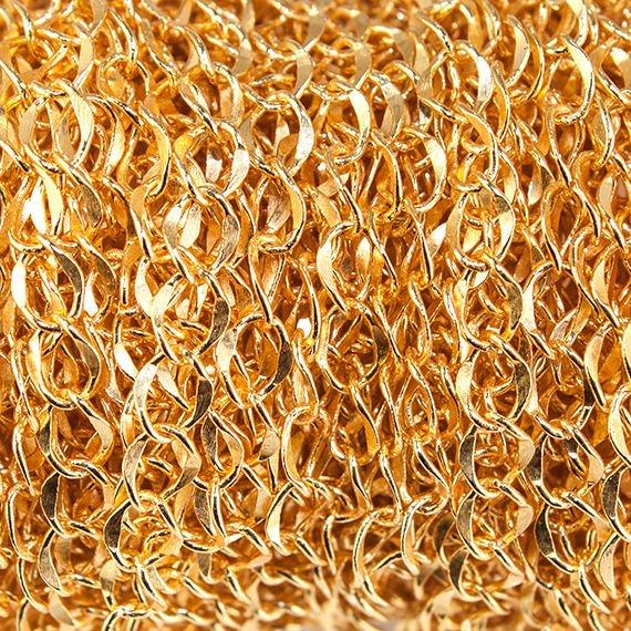 Chain Mesh Shiny Fabric - Black - Metallic Chainmail Faux Chain Fabric