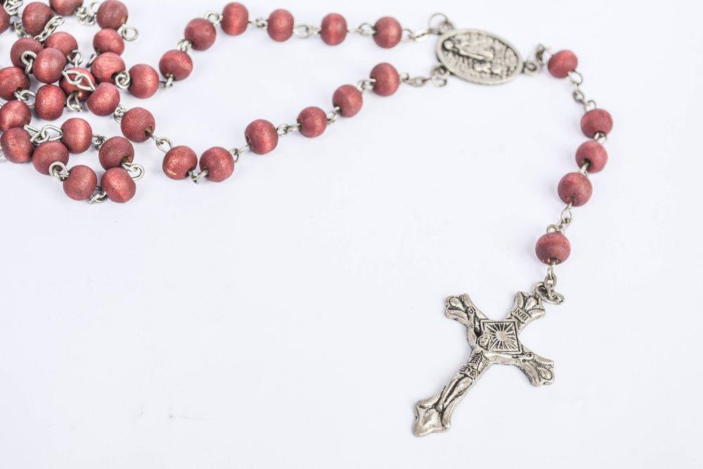 SUNNYCLUE Rosary Making Kit Pearl Bead Rosary Necklace DIY Kit
