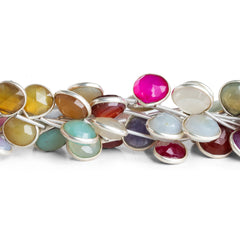 Bezeled Gemstone Pendants And Connectors