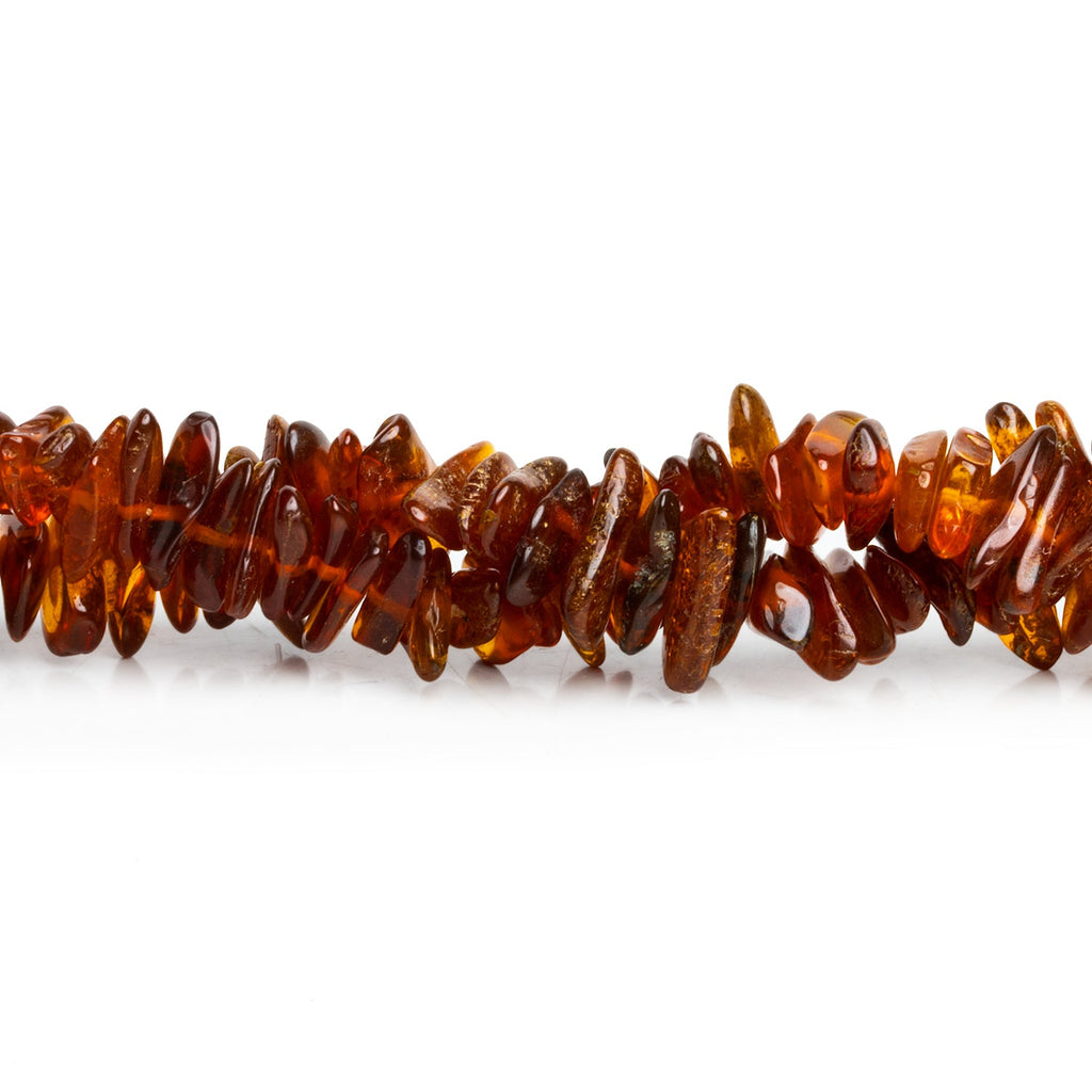 12x7mm Natural Baltic Amber Plain Nugget Beads 25 inch 165 pieces - The Bead Traders