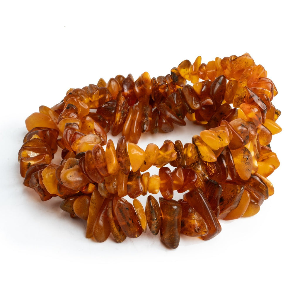 13x9mm Natural Baltic Amber Plain Nugget Beads 25 inch 170 pieces - The Bead Traders