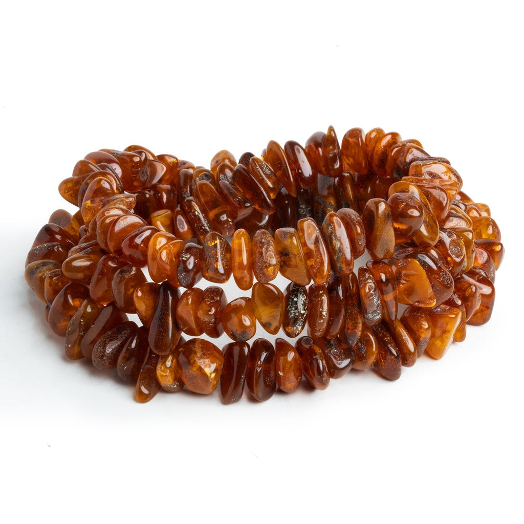 18x11mm Natural Baltic Amber Plain Nugget Beads 28 inch 135 pieces - The Bead Traders