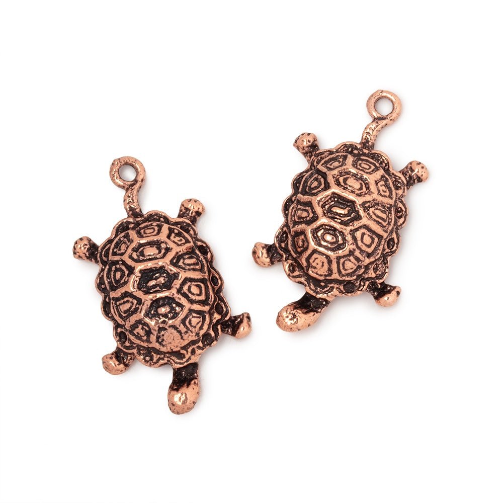 19x14mm Turtle Charm Set of 2 pieces - The Bead Traders