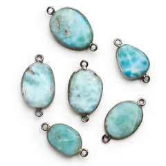 Bezeled Gemstone Pendants And Connectors