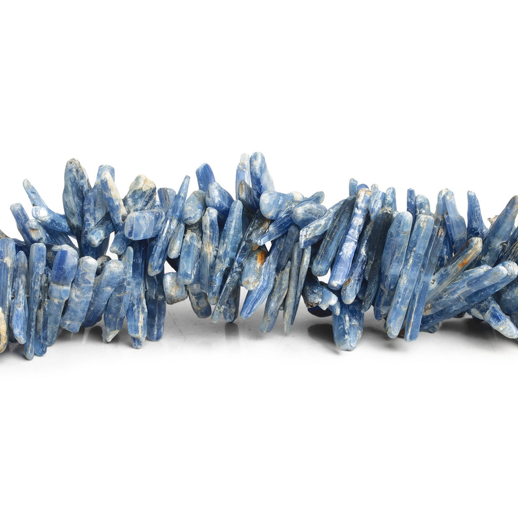 25x5mm Kyanite Natural Crystals 7.5 inch 55 beads - The Bead Traders