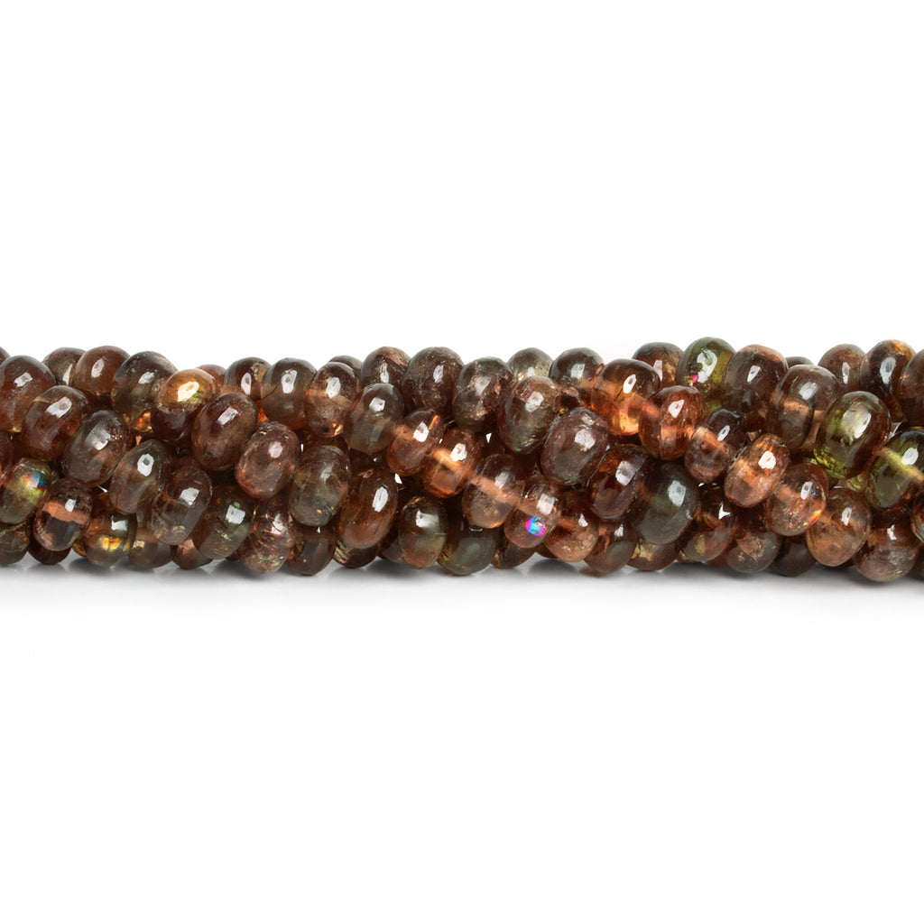 5 - 8mm Andalusite Plain Rondelles 16 inch 91 beads - The Bead Traders