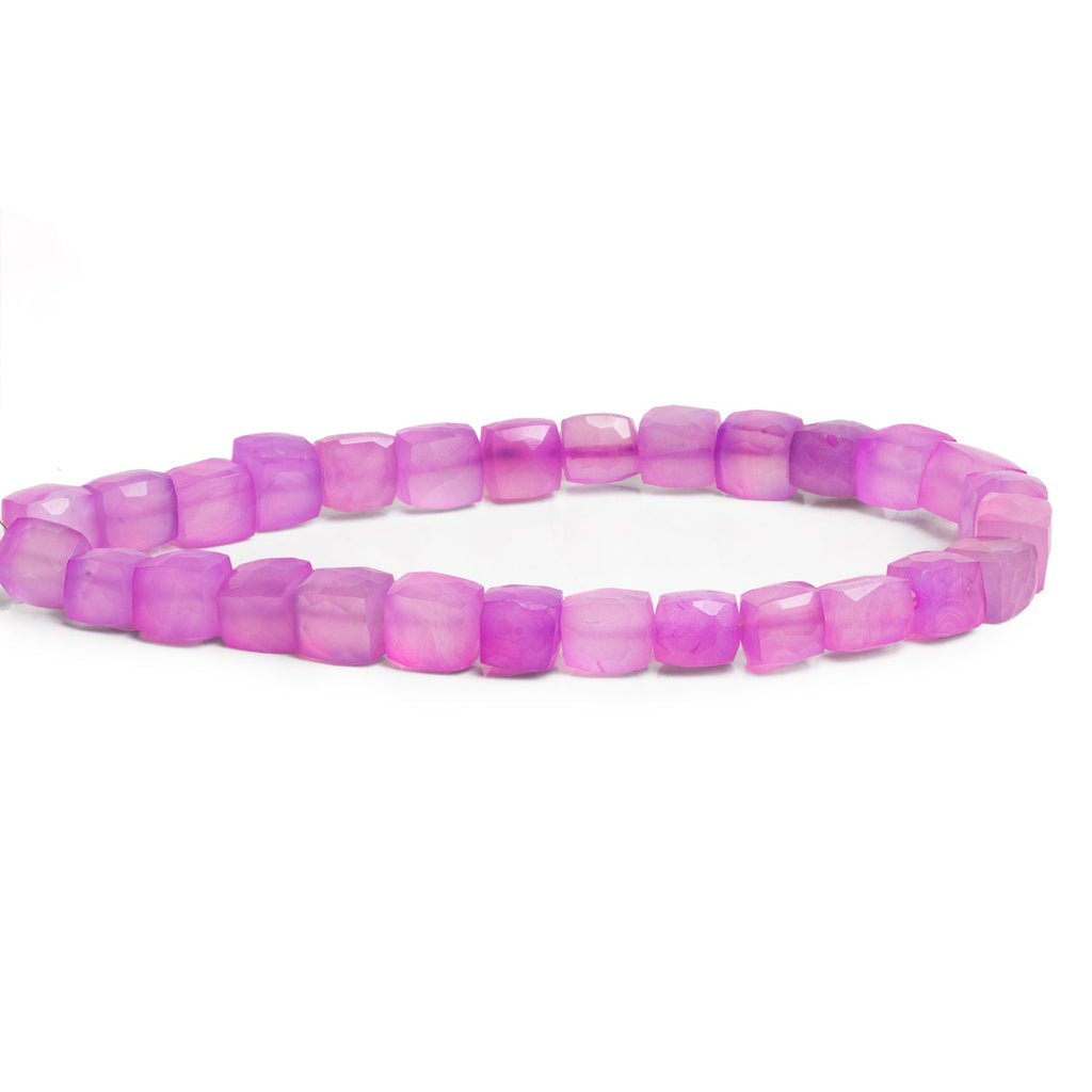 6 - 8mm Orchid Chalcedony 8 inch 25 beads - The Bead Traders