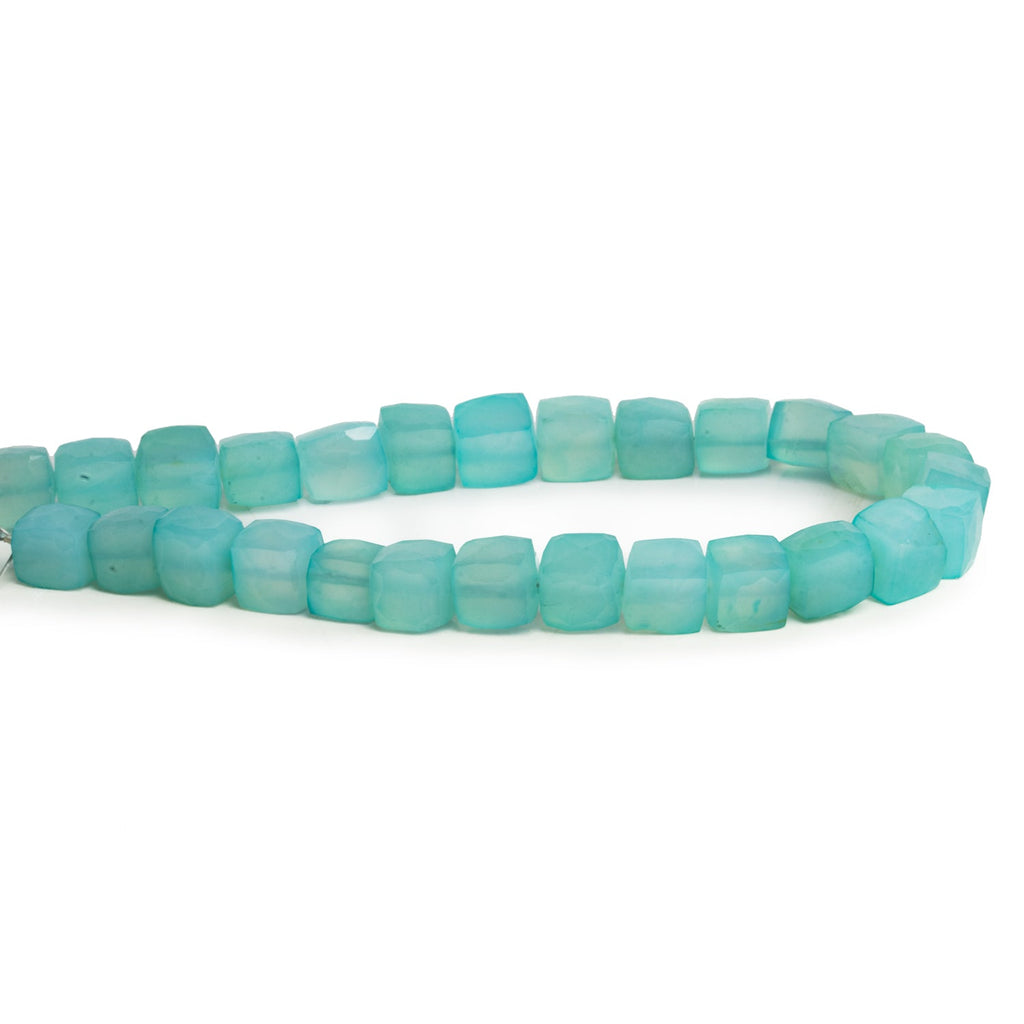 6 - 8mm Seafoam Chalcedony 7.5 inch 23 beads - The Bead Traders