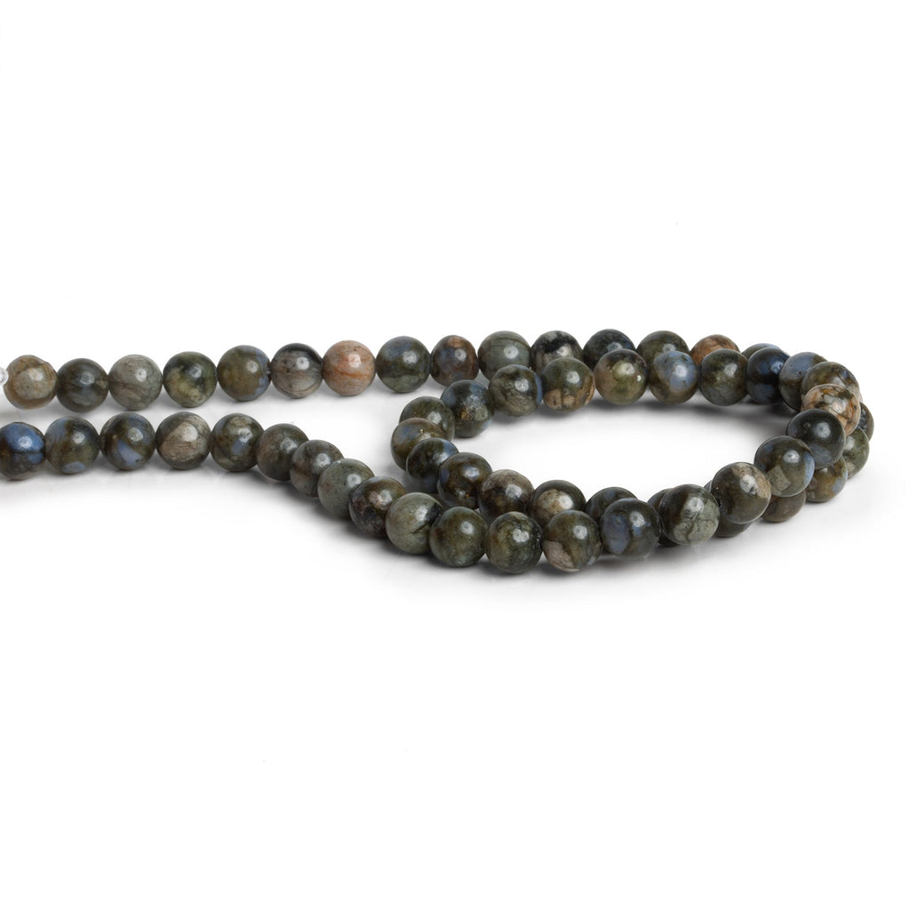 6.5mm Rhyolite Plain Rounds 15 inch 57 beads - The Bead Traders