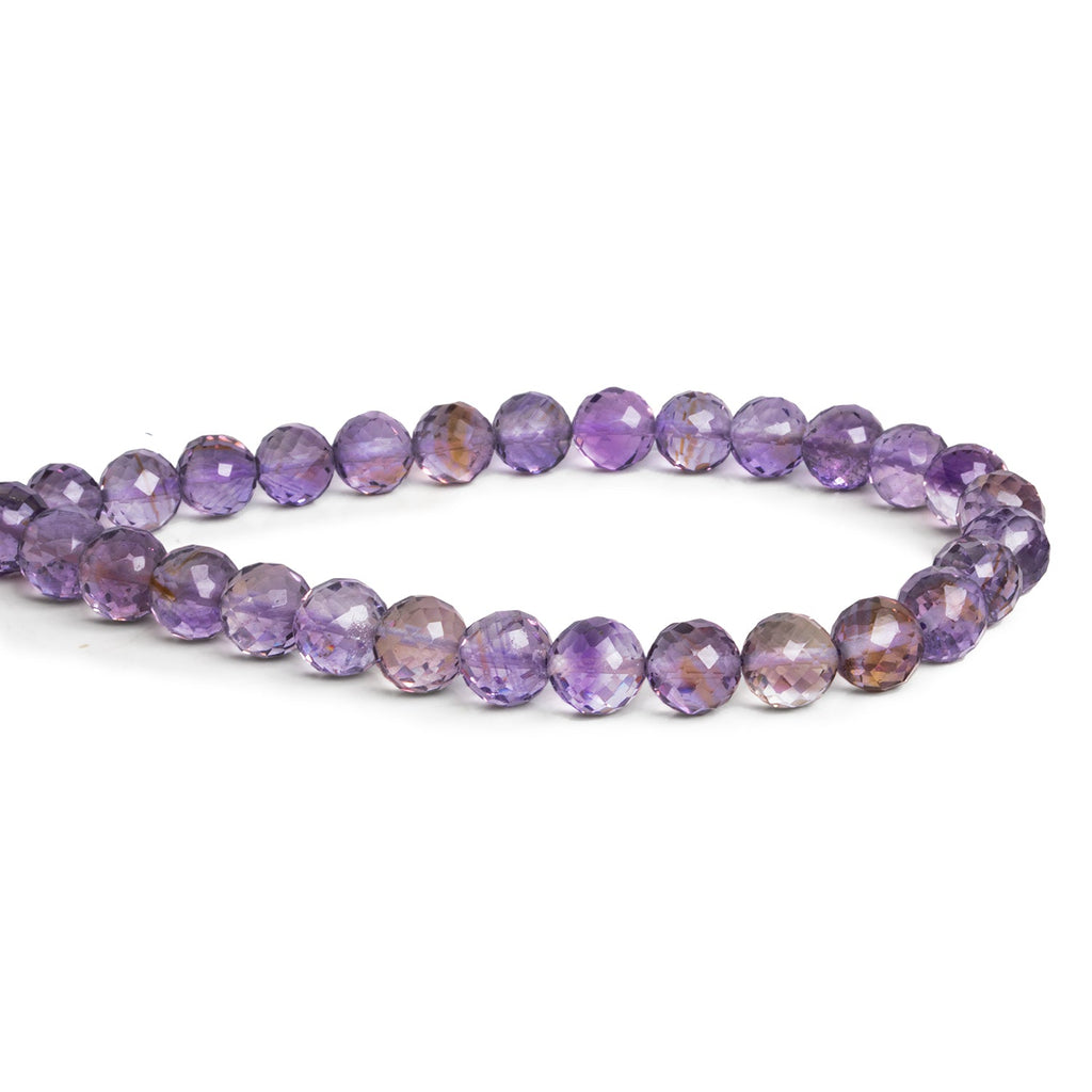 7mm Ametrine Faceted Rounds 8 inch 28 beads - The Bead Traders