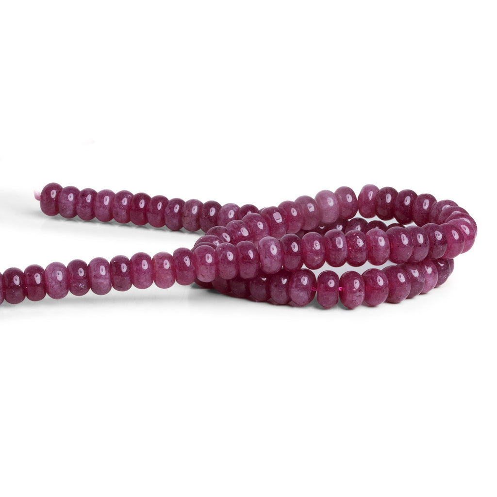 8mm Berry Chalcedony Large Hole Rondelles 15 inch 74 beads - The Bead Traders