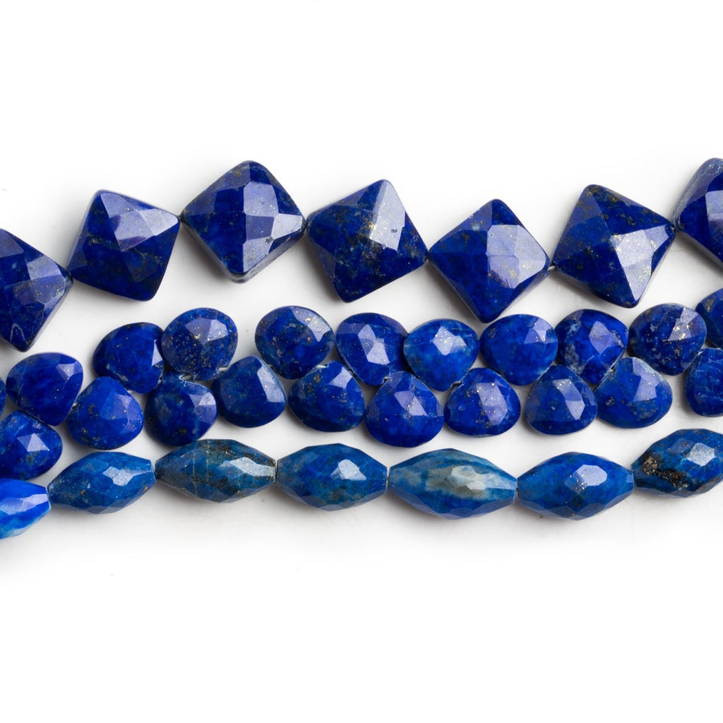 Lapis Lazuli Faceted Beads - Lot of 3 - The Bead Traders