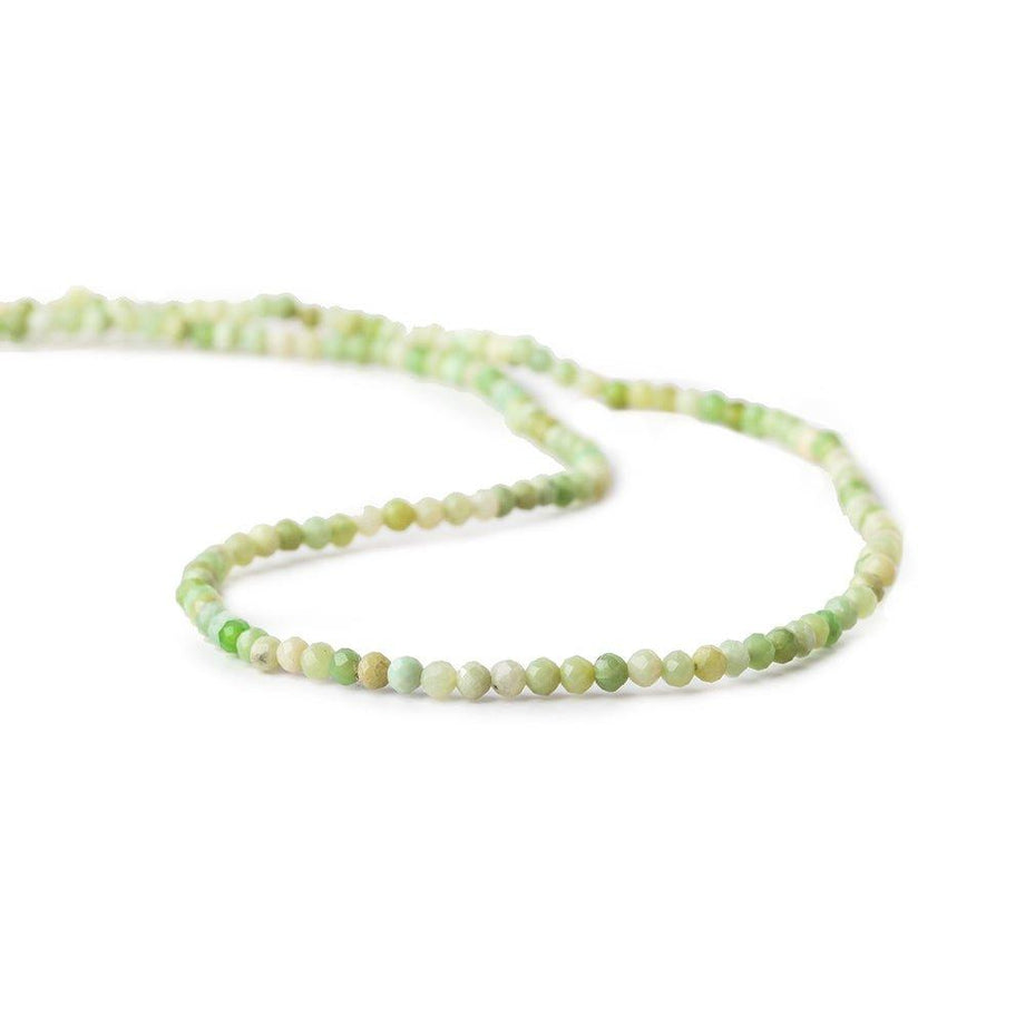 Buy 2mm Lemon Chrysoprase microfaceted round beads 13 inch 170 pieces  Online