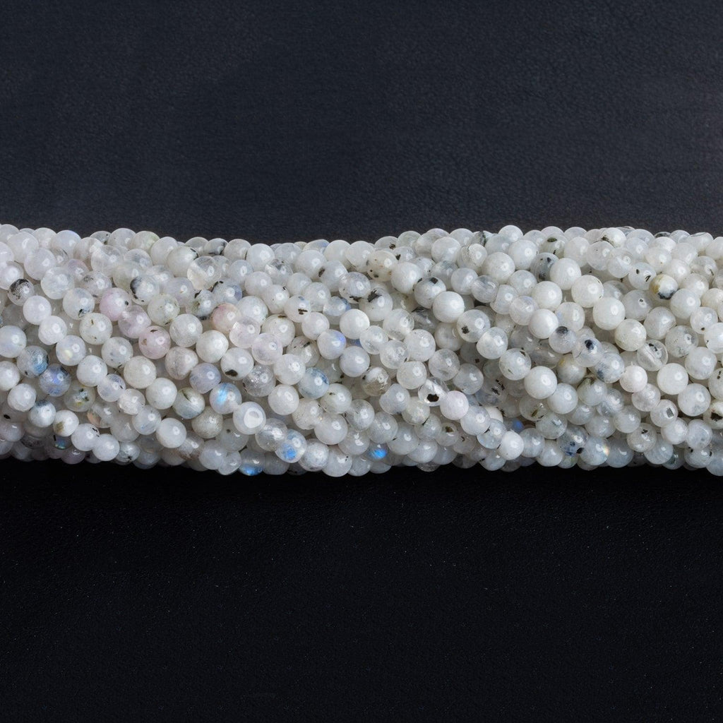 5mm Rainbow Moonstone Faceted Rondelle Beads 14 inch 118 pieces