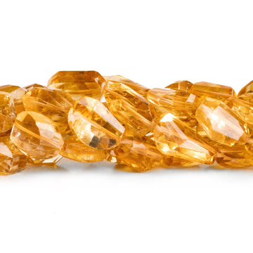 8 Inches BRANDY COLOR CITRINE Faceted shops Grade-B Tumble Cube Natural Gemstone Briolette Center Drill Beads Line | Rare Gemstone | Beads