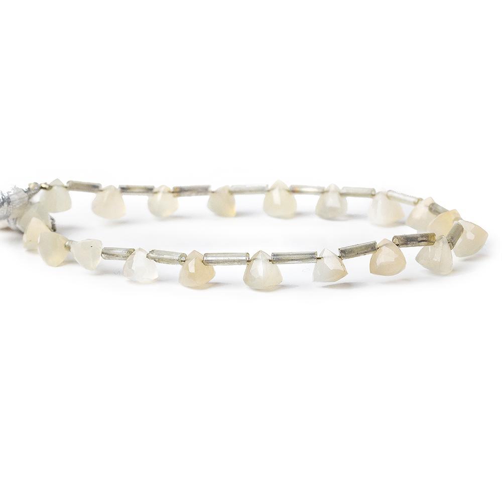 Ceylon Moonstone faceted oval 8 inch 14 Beads – The Bead Traders