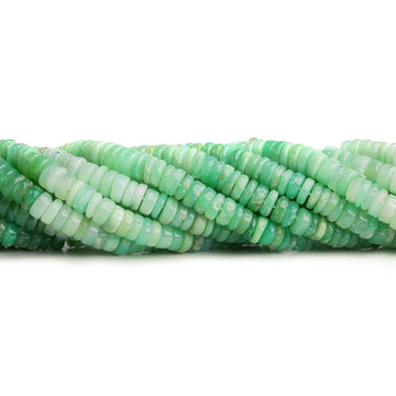 6.5mm Chrysoprase Plain Heishi Beads 16 inch 160 pieces – The Bead Traders