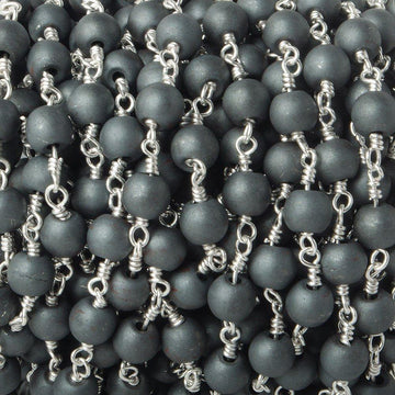 8mm Matte Hematite faceted round beads 15.5 inch 53 pieces – The Bead  Traders