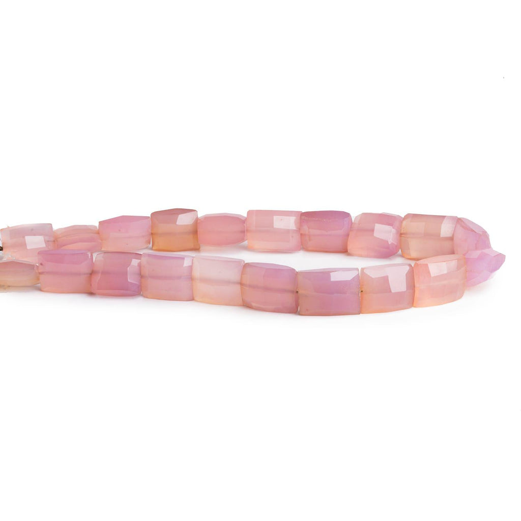 8x7.5-12x11.5mm Lilac Chalcedony Faceted Rectangles 8 inch 19 beads - The Bead Traders