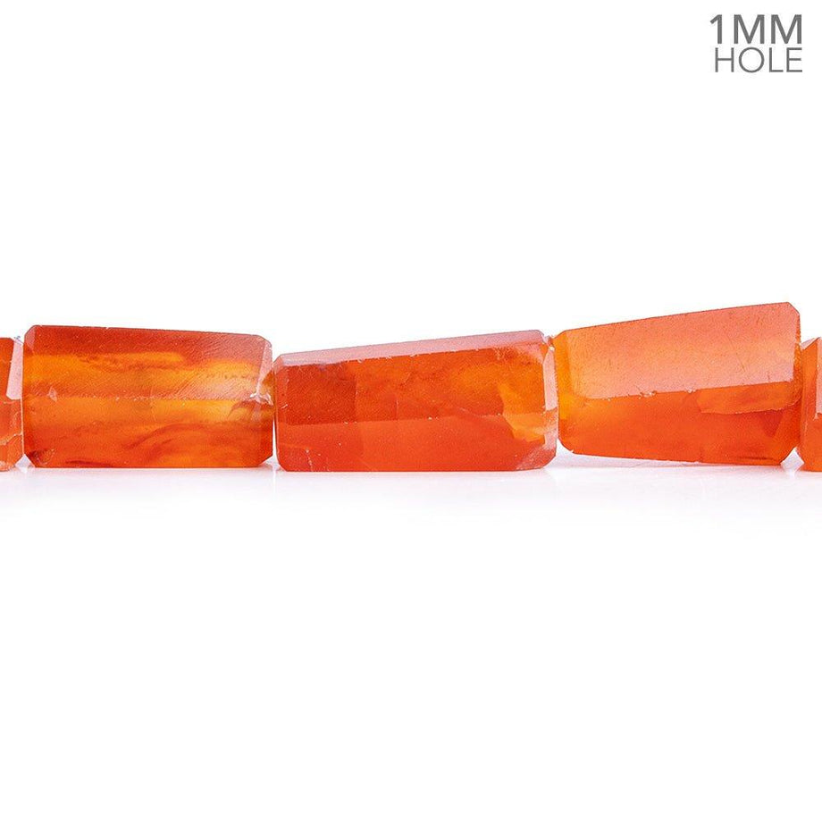 Carnelian Orange Trillion Faceted Natural Beads – Victorygemsandbeads